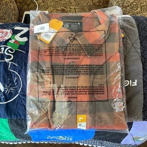 Carhartt Loose FitHeavyweight Flannel Long Sleeve Plaid -3XL - NWT